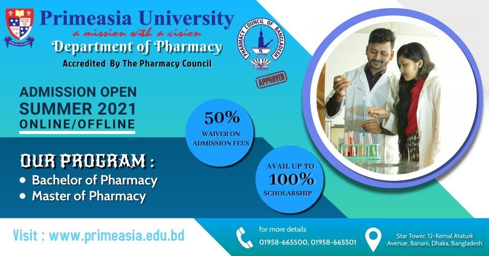 Department of Pharmacy, Primeasia University
