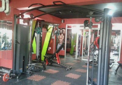 Black & Red Body Fitness Gym