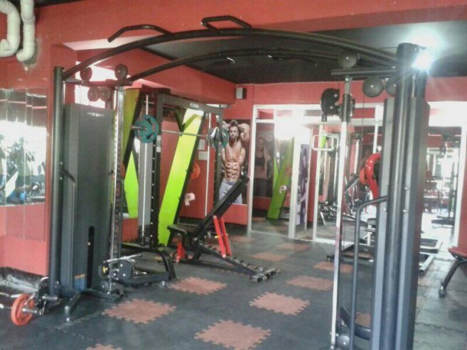 Black & Red Body Fitness Gym