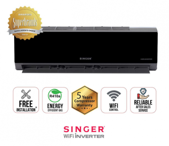 Singer Wifi Inverter (Hot & Cool) Air Conditioner 2.0 Ton Price in Bangladesh