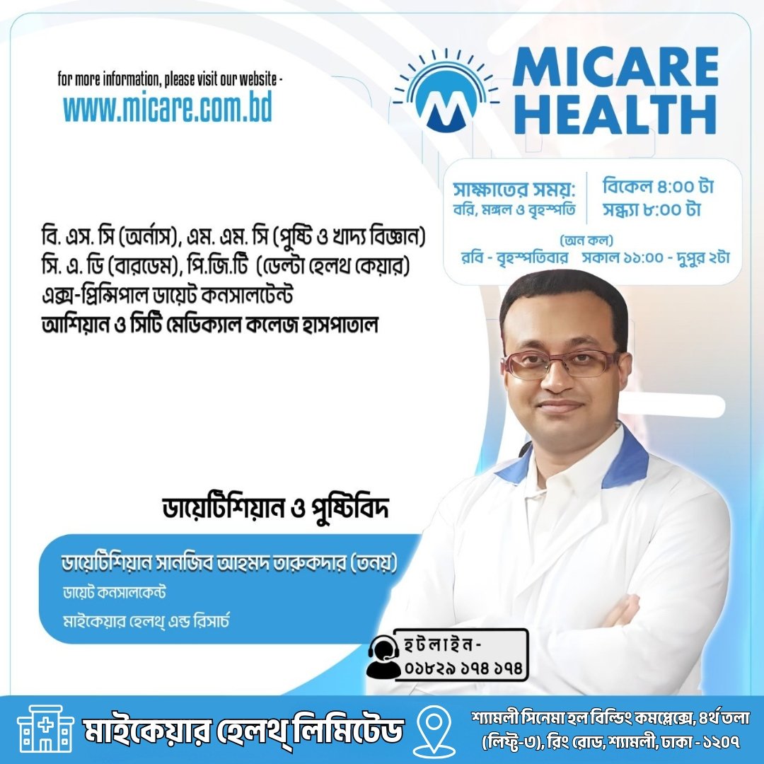 Dietitian Sanjib Ahmad Talukder Tonoy